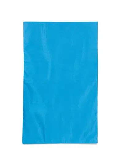 Alessandro Legora Twill Scarf In Blue
