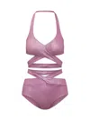 Alessandro Vigilante Bikini Set In Purple