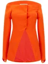 Alessandro Vigilante Blazer Con Spalle Scoperte In Orange