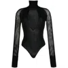 Alessandro Vigilante Roll-neck Cut-out Body In Black