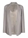 Alessandro Vigilante Open Blazer In Nude & Neutrals