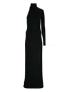 Alessandro Vigilante Cutout Maxi Dress In Black