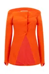 Alessandro Vigilante Blazer Con Spalle Scoperte In Orange