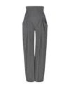 Alessandro Vigilante High-waisted Wide-leg Pants With Pleated Detailing In Grey