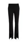 Alessandro Vigilante Flared Pants With Concealed Closure In 001