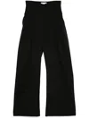 Alessandro Vigilante Pleat-detail Trousers In Black