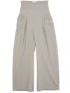 Alessandro Vigilante Pleat-detail Trousers In Nude