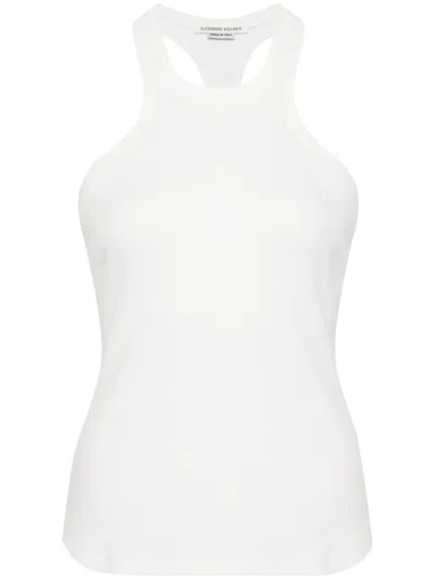 Alessandro Vigilante Racerback Sleeveless Top In White
