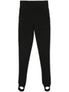 Alessandro Vigilante Seam-detailing Leggings In Black