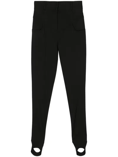 Alessandro Vigilante Seam-detailing Leggings In Black