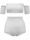 Alessandro Vigilante Shiny Bikini In White