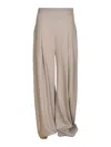 Alessandro Vigilante High-waist Pleat Detail Trousers In Grey