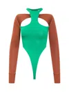 Alessandro Vigilante Two-tone Bodysuit