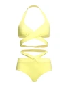 Alessandro Vigilante Woman Bikini Yellow Size 4 Polyamide, Elastane