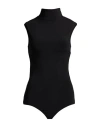 Alessandro Vigilante Woman Bodysuit Black Size 8 Polyester, Elastane In Black