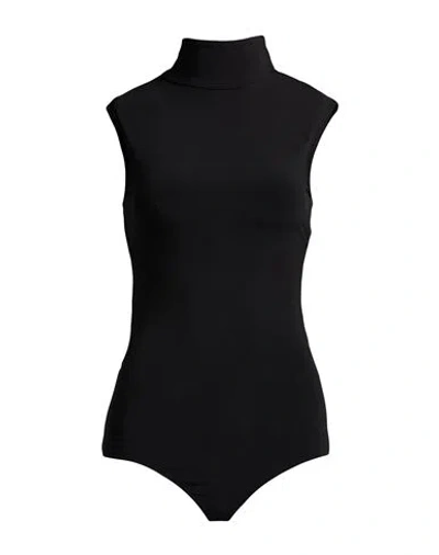 Alessandro Vigilante Woman Bodysuit Black Size 8 Polyester, Elastane