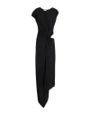 Alessandro Vigilante Woman Maxi Dress Black Size 4 Polyester, Elastane