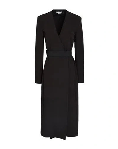 Alessandro Vigilante Woman Midi Dress Black Size 6 Recycled Polyester, Polyester, Elastane