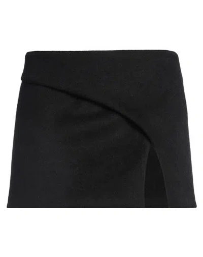 Alessandro Vigilante Woman Mini Skirt Black Size 6 Polyester, Wool