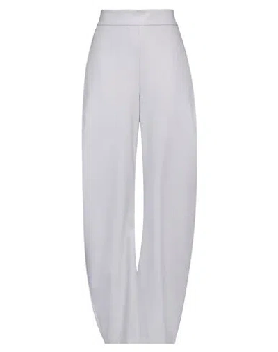 Alessandro Vigilante Woman Pants Light Grey Size 4 Virgin Wool, Elastane
