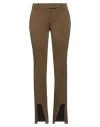 Alessandro Vigilante Woman Pants Military Green Size 6 Viscose, Polyamide, Elastane In Green