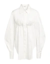Alessandro Vigilante Balloon-sleeved Backless Shirt In Off White