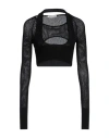Alessandro Vigilante Woman Top Black Size M Viscose, Polyester In Black