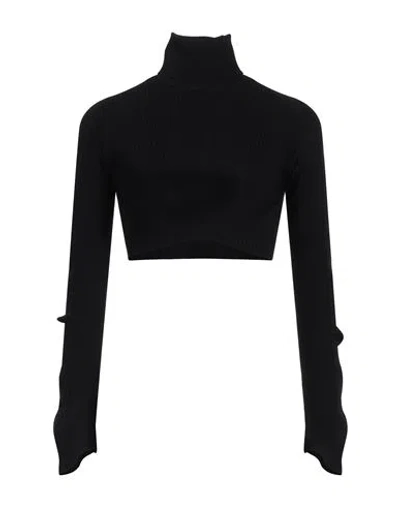Alessandro Vigilante Woman Turtleneck Black Size M Viscose, Polyester