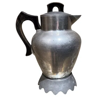 Pre-owned Alessi 1940s Art Deco Club Personal Service Coffee Pot In Brown