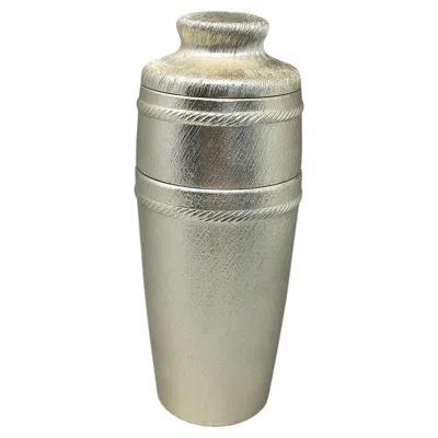 Pre-owned Alessi 1960s Mid-century Modern Italian Cocktail Shaker By Giovanni  (fao) In Gray