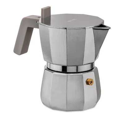 Alessi Moka 3-cup Coffee Maker In Grey
