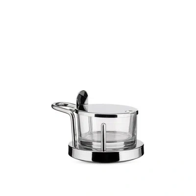 Alessi 5071 Parmesan Cheese Cellar In Clear,stainless Steel