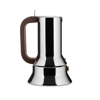 Alessi 9090/1 Design Stovetop 1 Cup Espresso Coffee Maker, 18/10 Stainless Steel In Silver