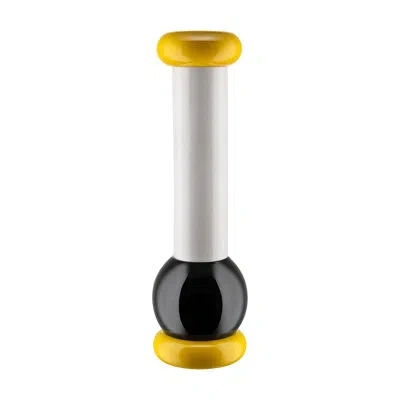 Alessi Ale Pepper Mill In Yellow,black,white