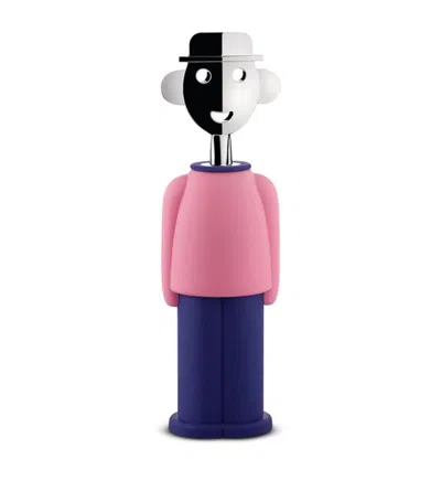 Alessi Alessandro M Corkscrew In Pink/blue