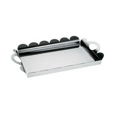 Alessi Alessandro Mendini Ottoman Tray In Silver