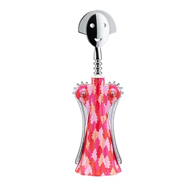 Alessi Anna G Pink Dress Corkscrew In Red