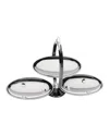 Alessi Anna Gong Folding Cake Stand In Metallic
