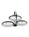 Alessi Anna Gong Folding Cake Stand In Silver