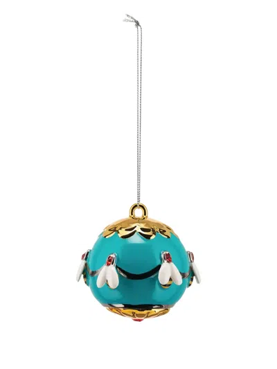 Alessi Ape Dell'oro Ornament In Blue