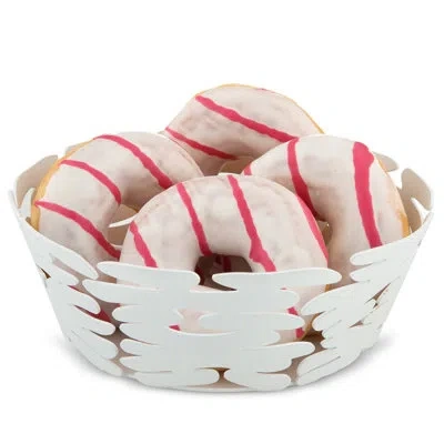 Alessi Barket Basket In White