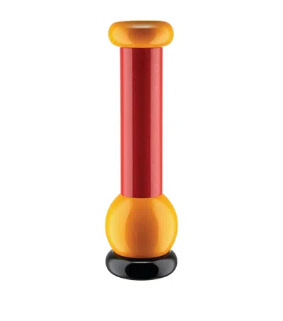 Alessi Circle Wood Pepper Mill In Nocolor