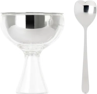 Alessi Big Love Ice Cream Bowl In Ice Colour