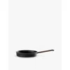 Alessi Black Edo Stainless-steel Frying Pan 28cm In Black