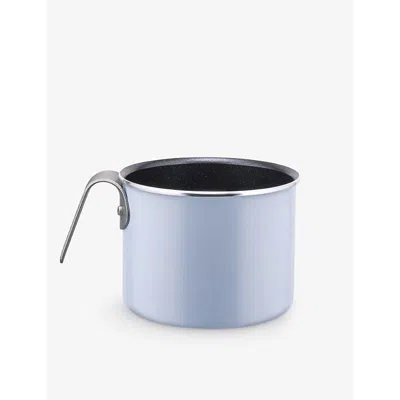 Alessi Blue Tama Aluminium And Stainless-steel Milk Boiler 14cm