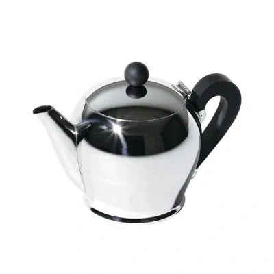 Alessi Bombé Teapot In Stainless Steel
