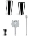 Alessi Boston Shaker Set In Silver