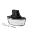Alessi Butter Dish By Stefano Giovannoni, Paul Van Iersel Harry In Black