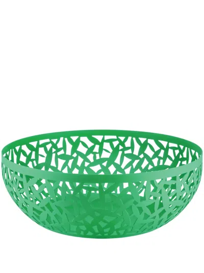 Alessi Cactus Steel Fruit Holder In Green