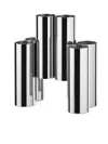 Alessi Canale Cutlery Holder (7cm X 15cm) In Metallic